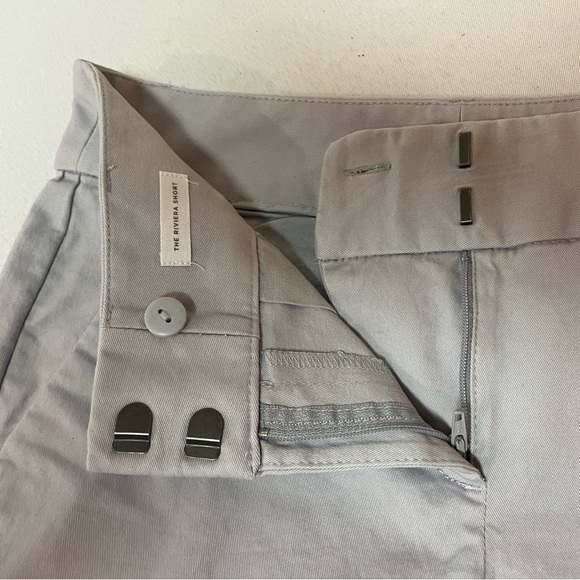 2/$20 -Loft Riviera Grey Casual Flat Front Mid Rise Preppy, Versatile Shorts - S - Picture 7 of 15